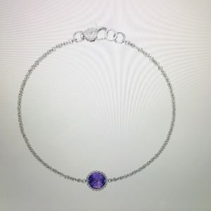 Tacori Floating Bezel Bracelet featuring Amethyst